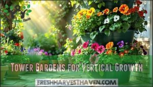 tower gardens for vertical growth
