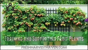 training and supporting fruit plants