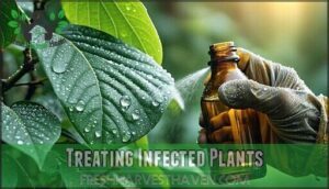 treating infected plants