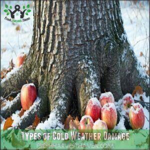 types of cold weather damage