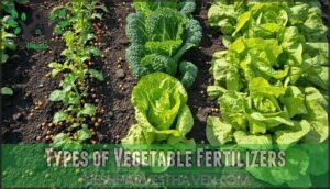 types of vegetable fertilizers