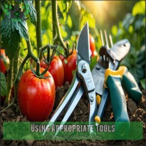 using appropriate tools