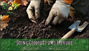 using compost and manure
