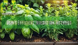 using efficient irrigation methods