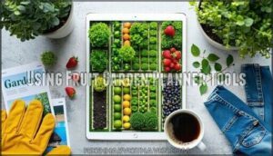 using fruit garden planner tools