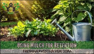 using mulch for retention