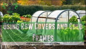 using row covers and cold frames