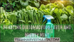 utilizing diatomaceous earth and mighty mint