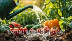 vegetable water fertilizer usage