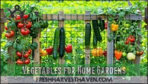 vegetables for home gardens