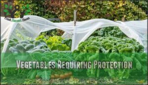 vegetables requiring protection