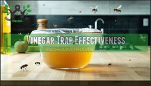 vinegar trap effectiveness