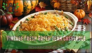 vintage fresh green bean casserole