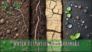 water retention and drainage