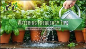 watering frequency tips