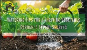 watering tips for a thriving vegetable garden