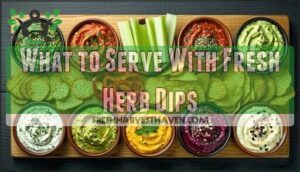 what to serve with fresh herb dips