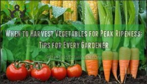 when to harvest vegetables for peak ripeness
