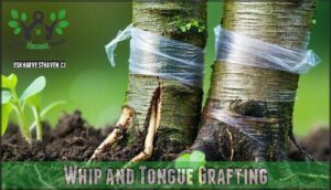 whip and tongue grafting
