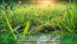 winter garden pest issues