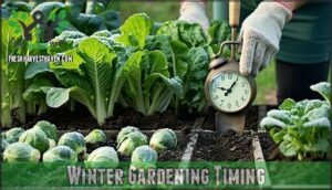 winter gardening timing