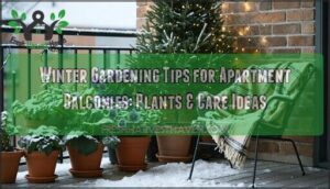 winter gardening tips for apartment balconies