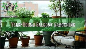 year-round balcony gardening