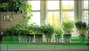 year round herb gardens
