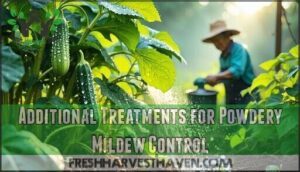 additional treatments for powdery mildew control