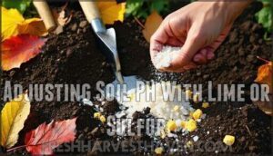 adjusting soil ph with lime or sulfur