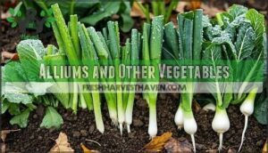 alliums and other vegetables