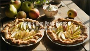 apple and pear tarts