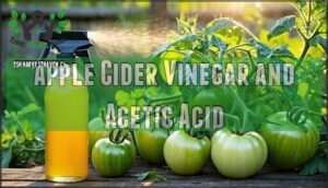 apple cider vinegar and acetic acid