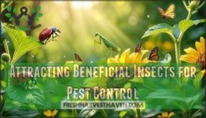 attracting beneficial insects for pest control