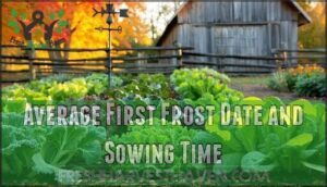 average first frost date and sowing time