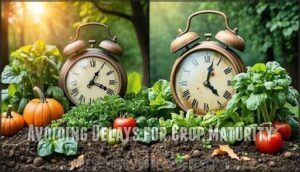 avoiding delays for crop maturity