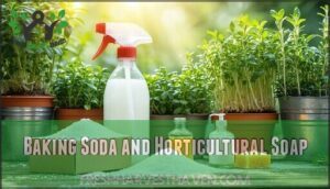 baking soda and horticultural soap
