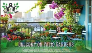 balcony or patio gardens