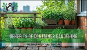 benefits of container gardening