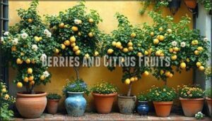 berries and citrus fruits