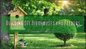 building diy birdhouses and feeders