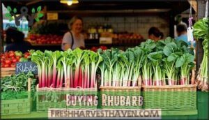 buying rhubarb