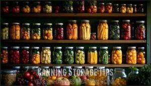 canning storage tips