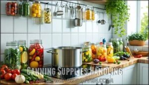 canning supplies handling