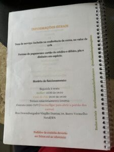 Cardápio