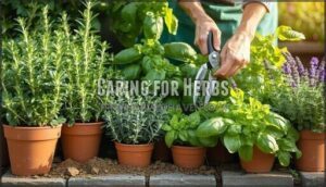 caring for herbs