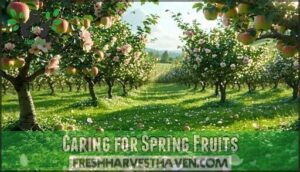 caring for spring fruits