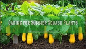 caring for summer squash plants