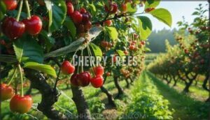 cherry trees