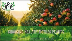 choosing healthy mother plants